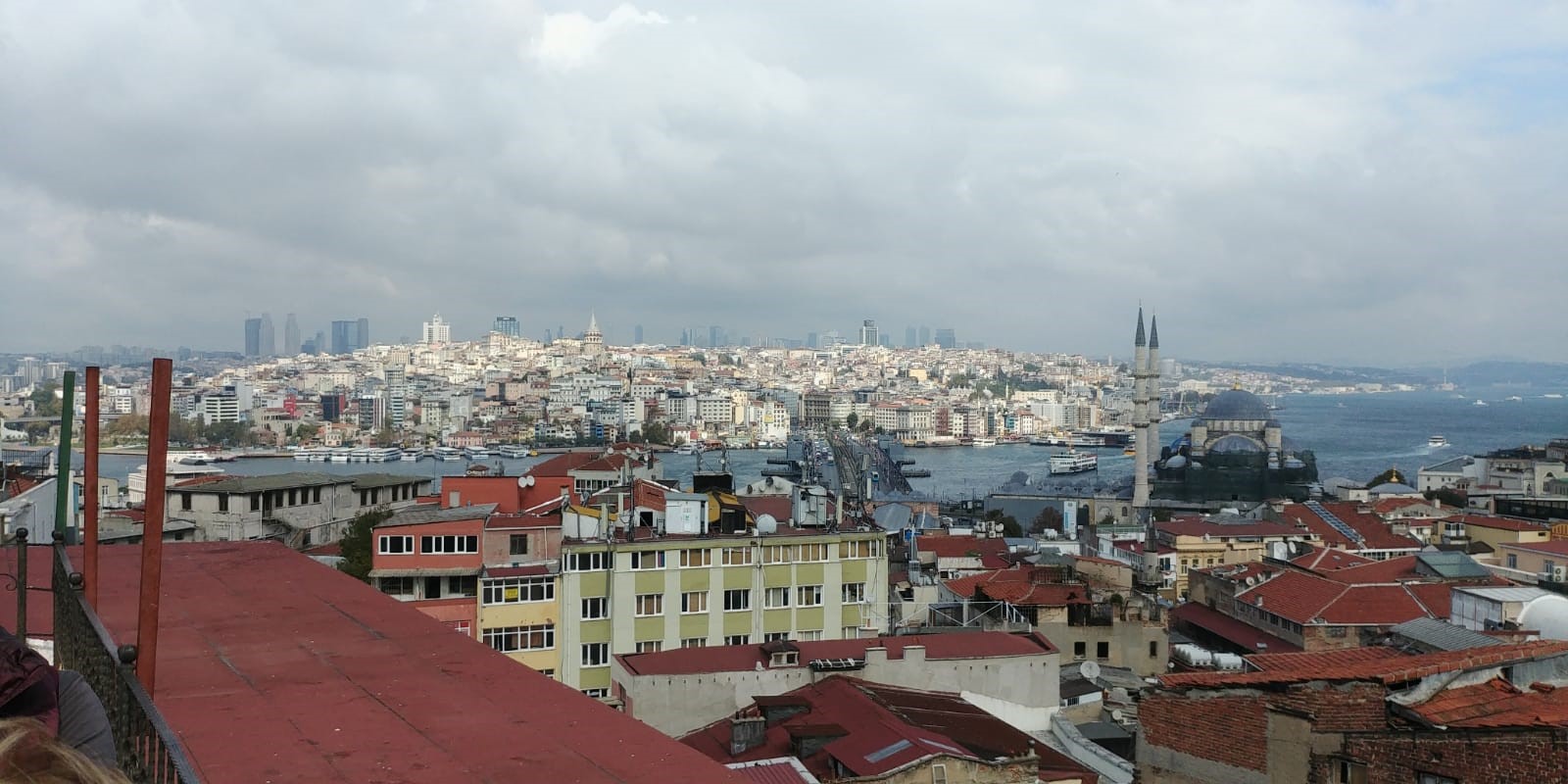 הנוף של איסטנבול מהגג בבזאר. צילומים: טלי ברנר