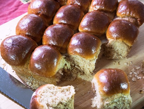 לחמניות מקמח לחם מלא, צילום: מנחם גרייבסקי