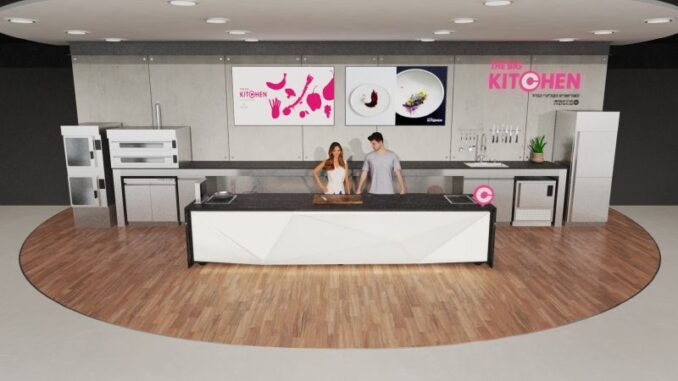 הדמייה: The big kitchen. צילום: שיר הלפרן